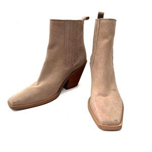 Vince Camuto Tan Suede Ackella Ankle Bootie Sz 11